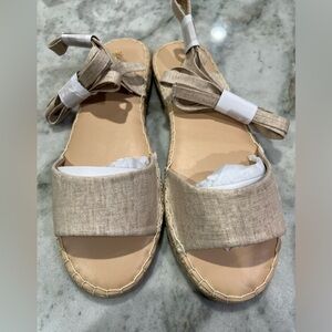 Espadrille Sandals. Brand new. Size 7.5